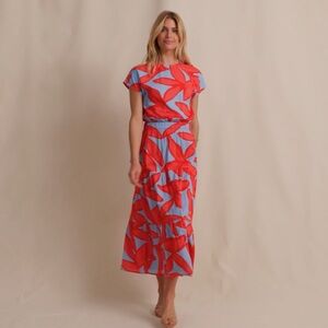 Southern Tide Jaclyn Garden Glory Top and Vanna Glory Maxi Skirt.